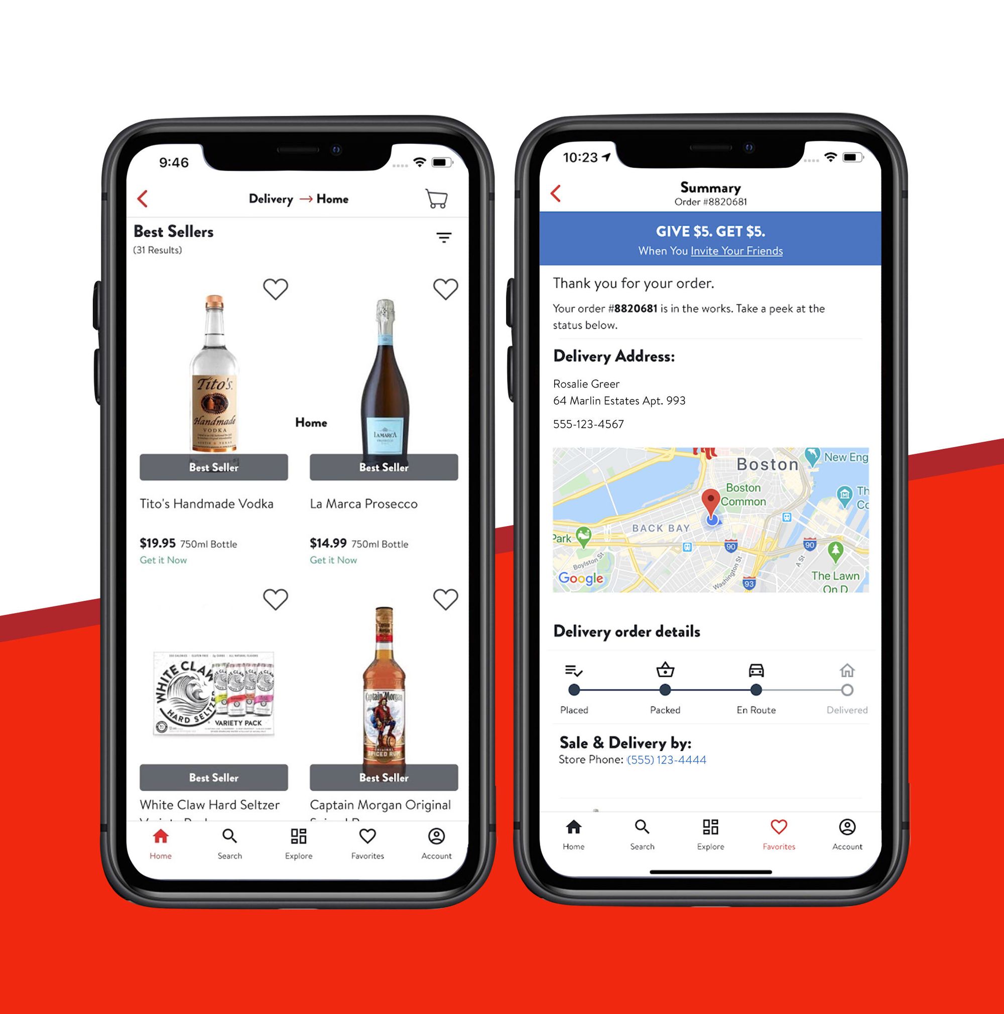 Drizly customers order online for beer, wine, and spirits deliveries