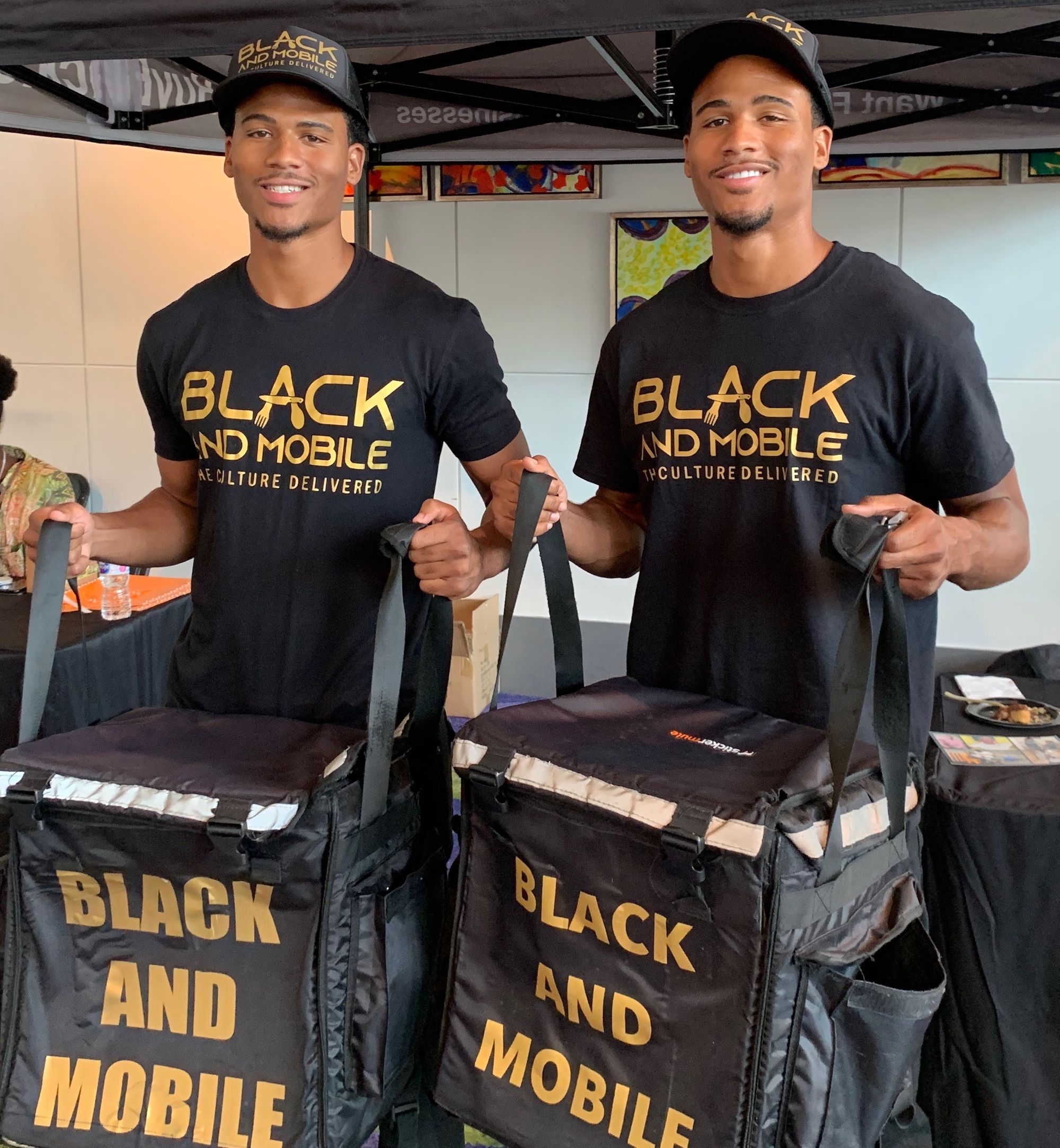 Black and Mobile's twin founders