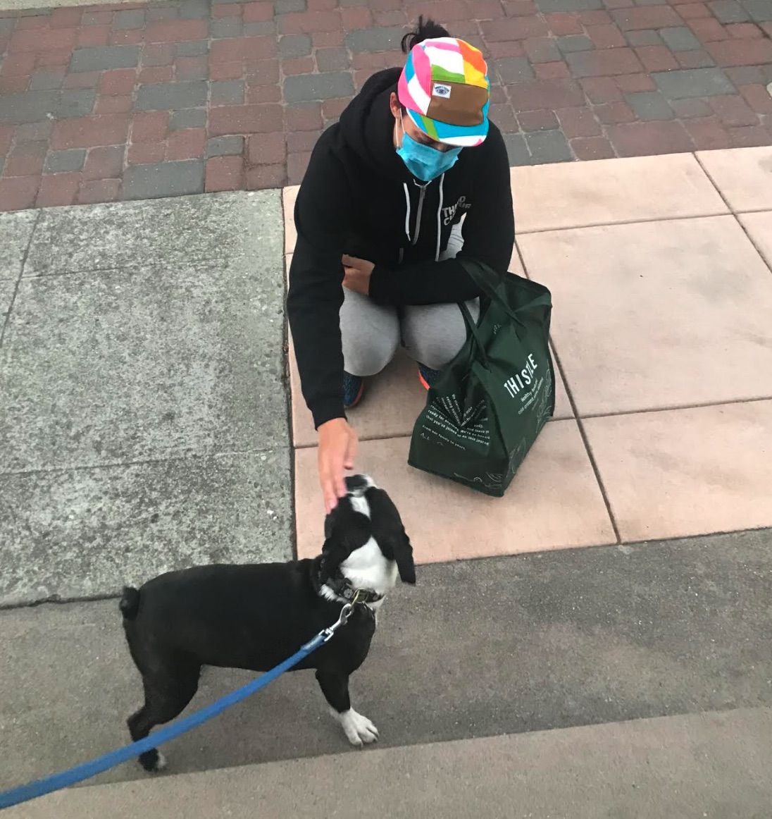 Lauralee greets Winston