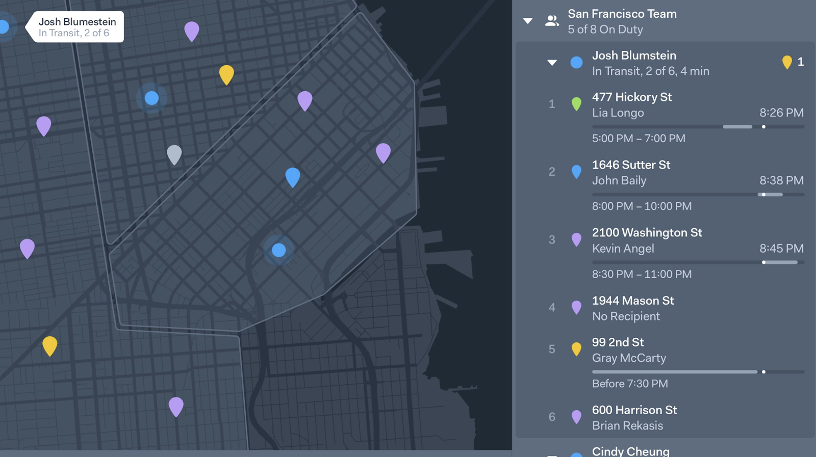 Predictive ETAs help drivers, fleet managers, and customers in the delivery process