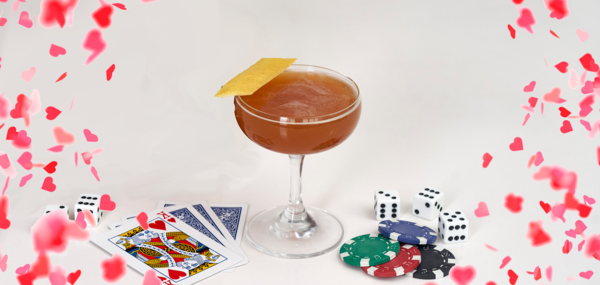 Playin' with the King of Hearts! Get cocktails delivered on February 14th from Sourced Craft Cocktails