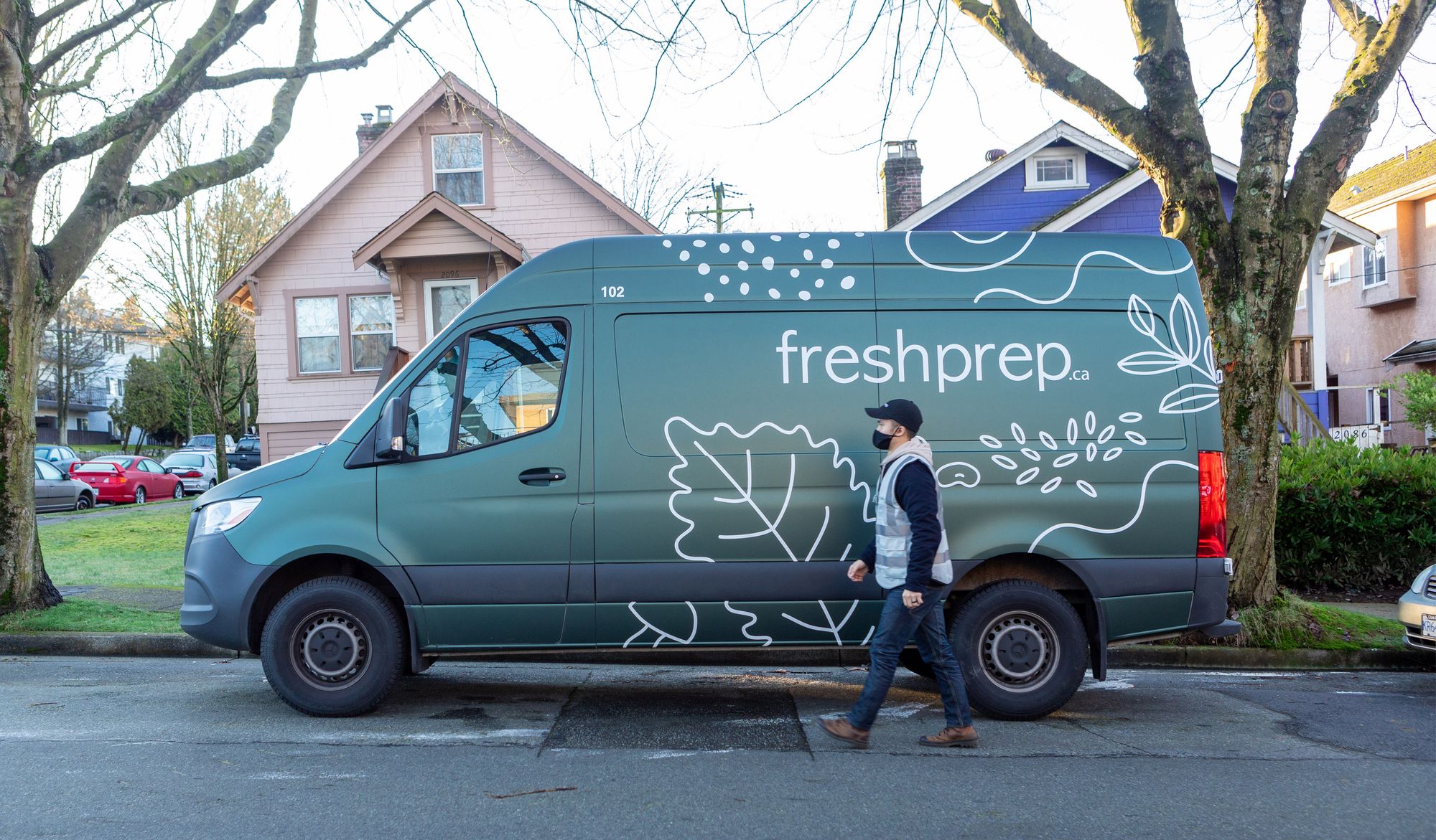 A Fresh Prep delivery van